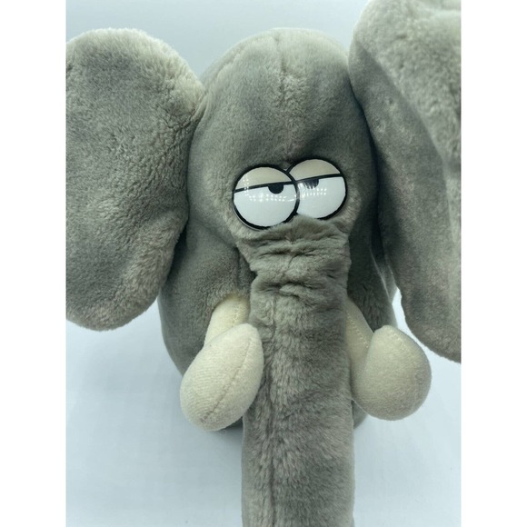 Animal Crackers Eugene Elephant Plush Stuffed Animal Vintage 1985 10" Toy Doll - Picture 2 of 12
